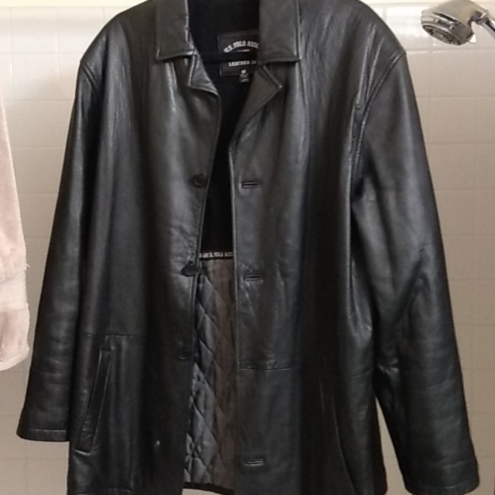 New Polo Leather jacket Medium
